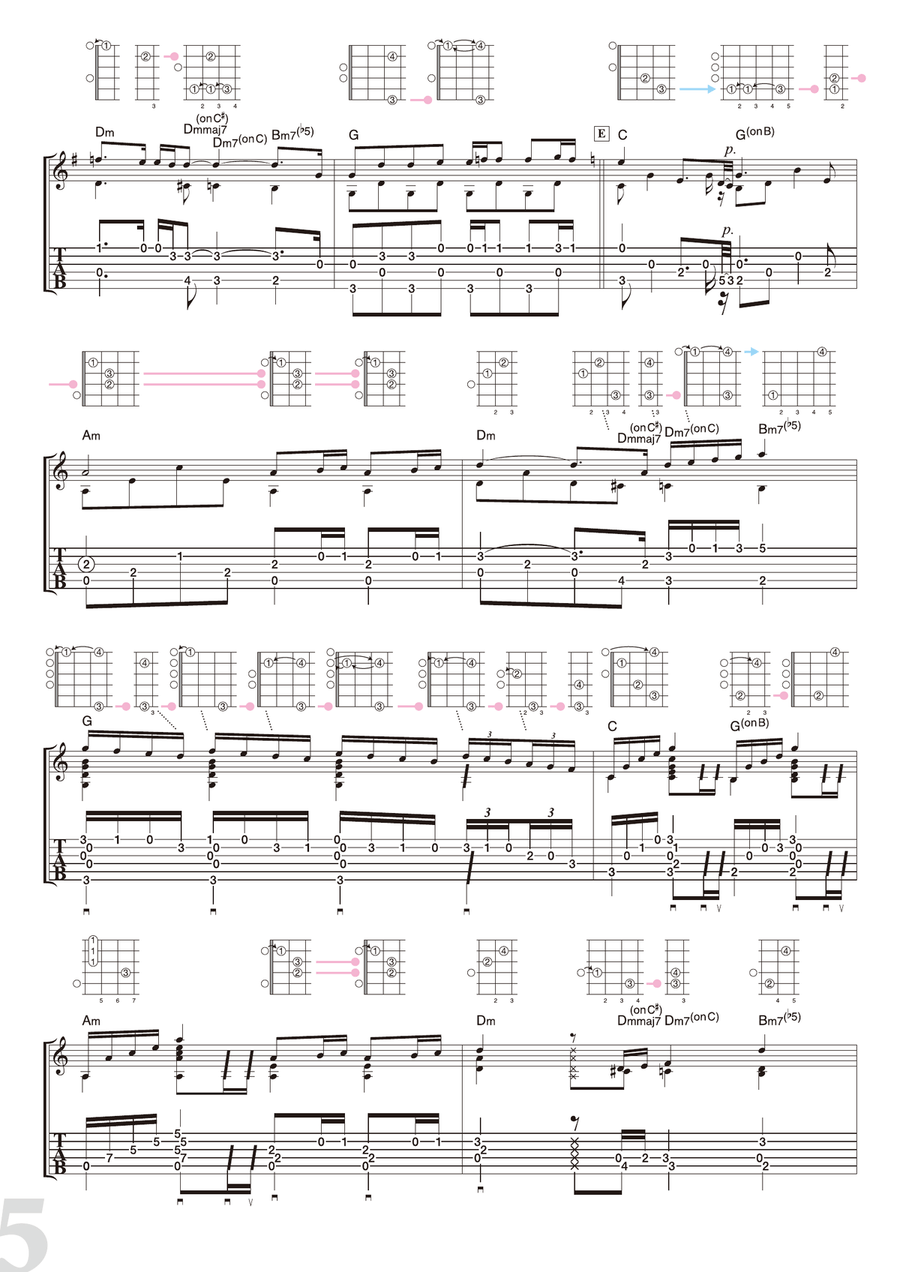 Bohemian Rhapsody Acoustic Guitar scores gallery preview page 5