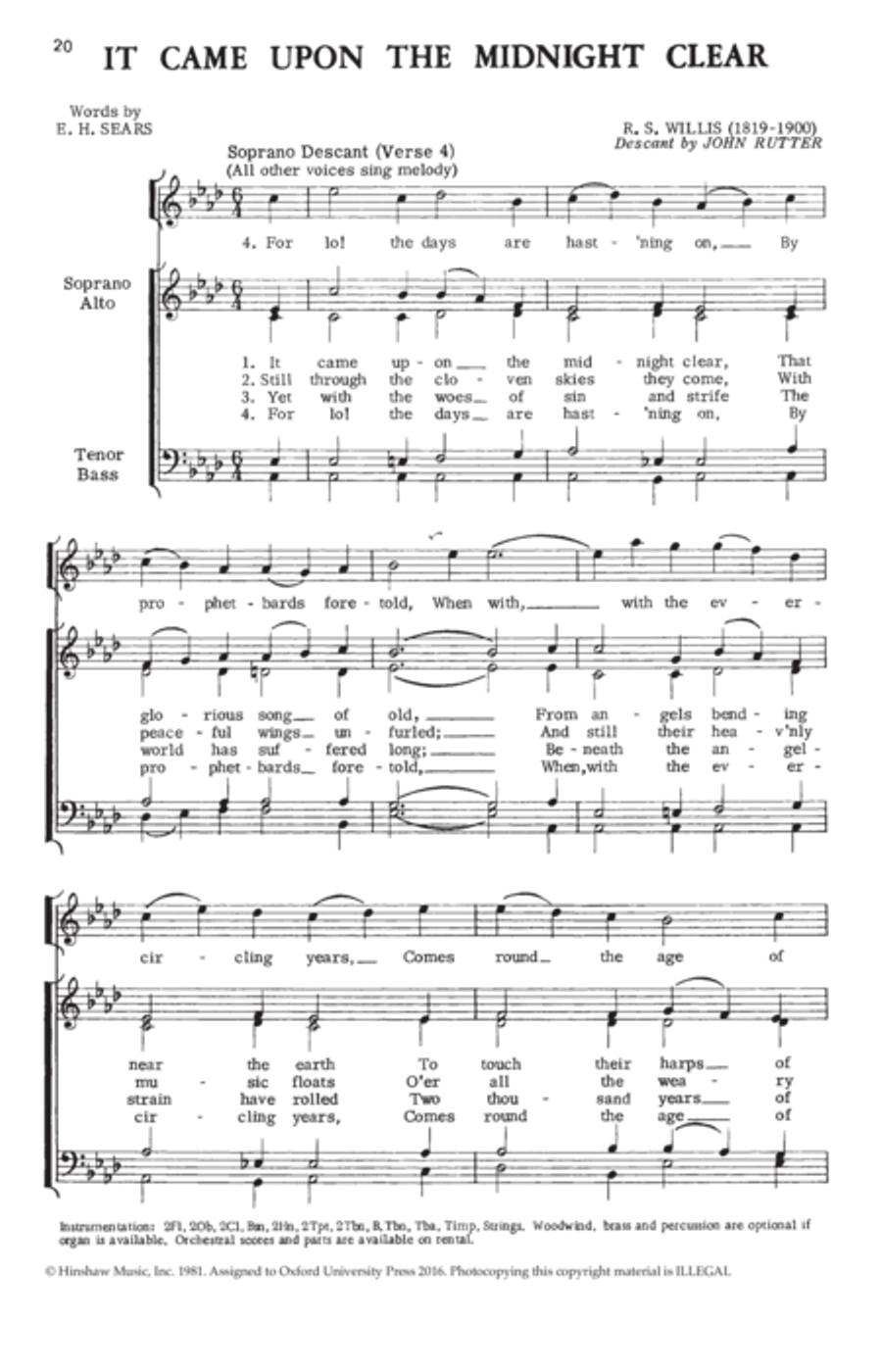 Joy to the World 4-Part scores gallery preview page 6