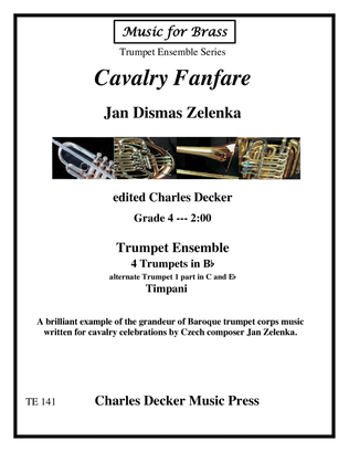 Book cover for Cavalry Fanfare for Trumpet Ensemble