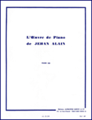 L'Oeuvre de Piano - Volume 3