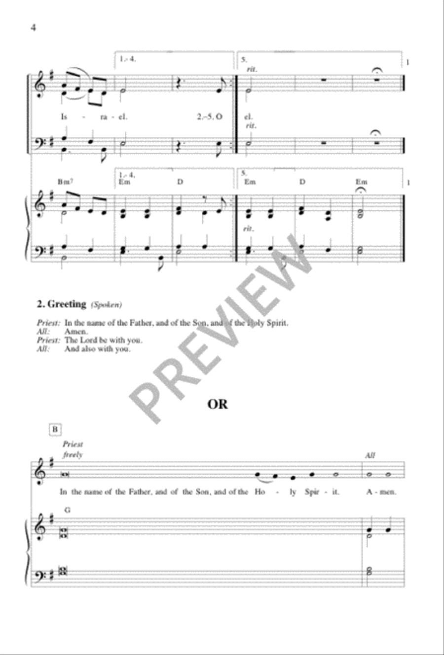 O Come, O Come, Emmanuel 4-Part scores gallery preview page 4