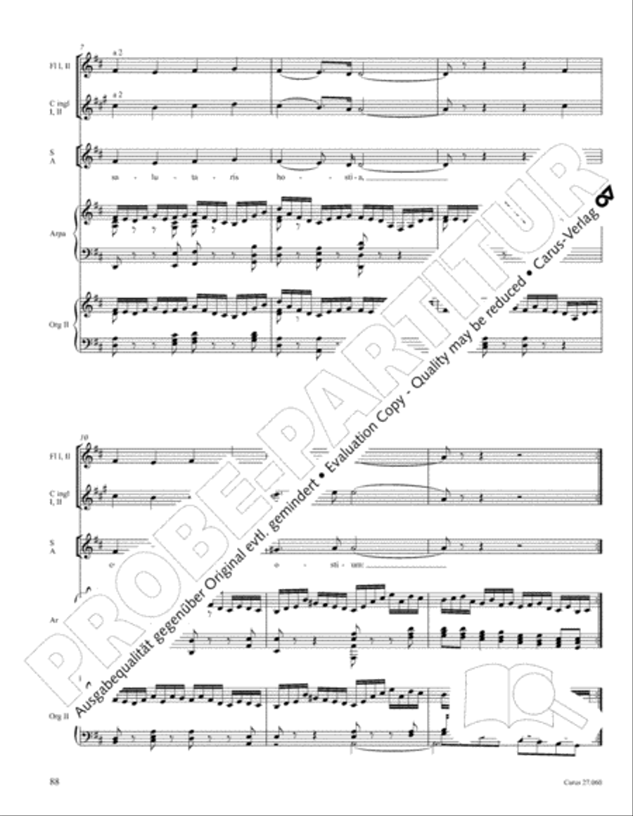 Messe a quatre voix 4-Part scores gallery preview page 99