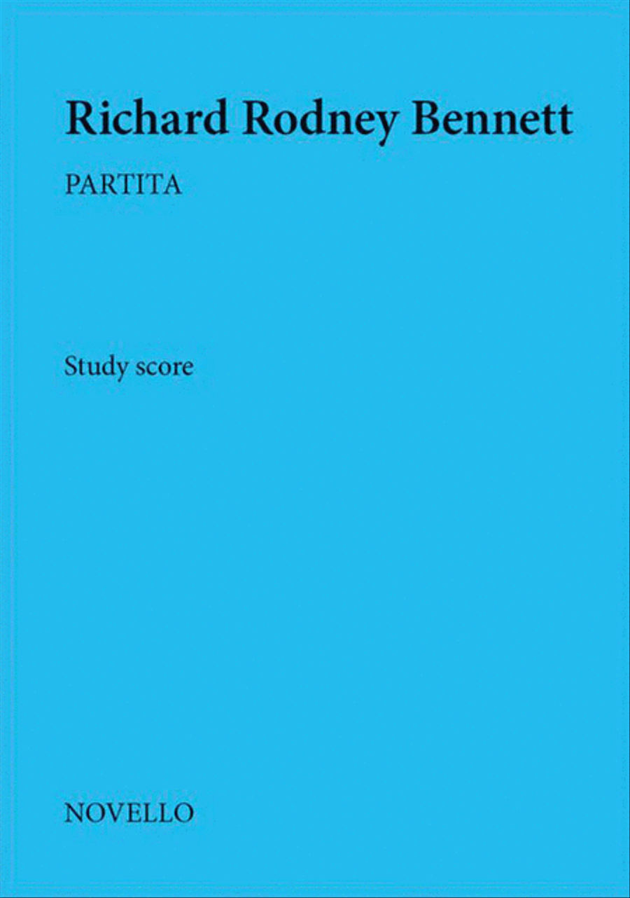 Partita Partita Study Score scores gallery preview page 1