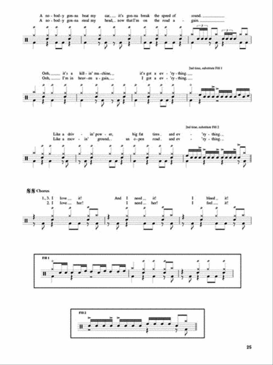 Rock Band Rock Band Drums scores gallery preview page 4