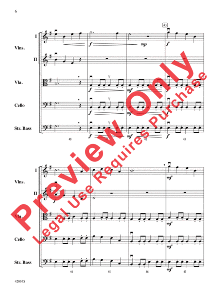Native American Spirit String Orchestra scores gallery preview page 7