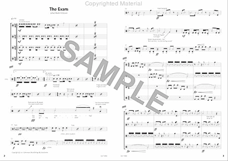 Body Percussion Percussion scores gallery preview page 2