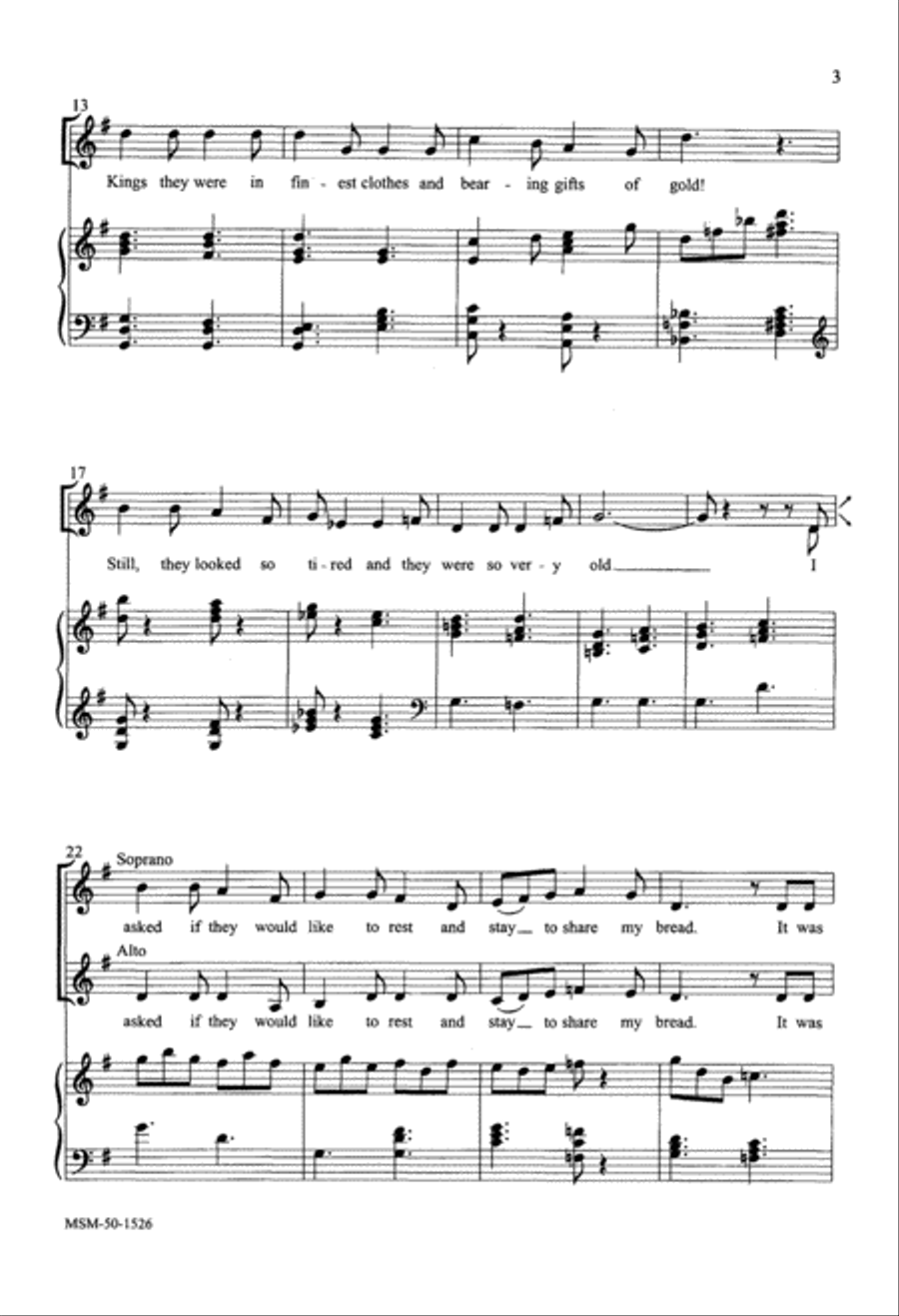 A Wonderful Story SSA scores gallery preview page 3