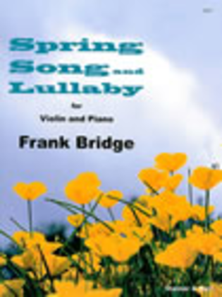Book cover for Spring Song and Lullaby. Vln & Pf