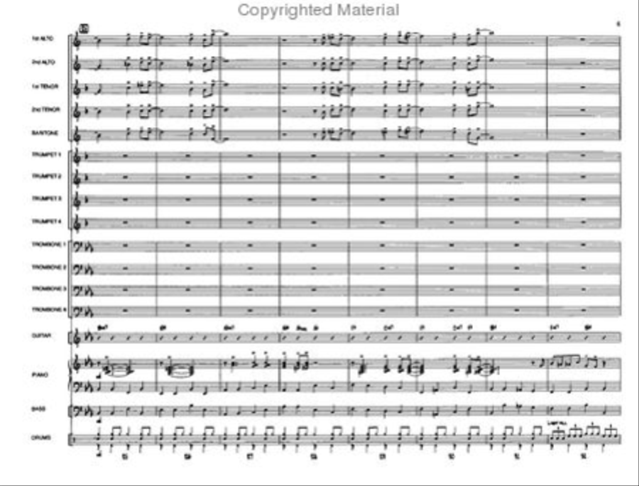 Swing, Swang, Swung Jazz Ensemble scores gallery preview page 5