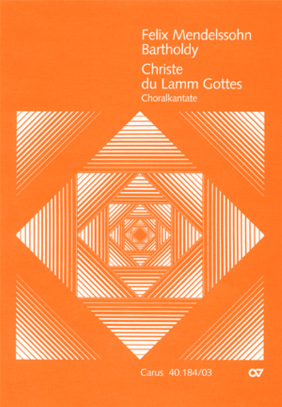 Christ, thou Lamb most holy (Christe, du Lamm Gottes) 4-Part scores gallery preview page 1