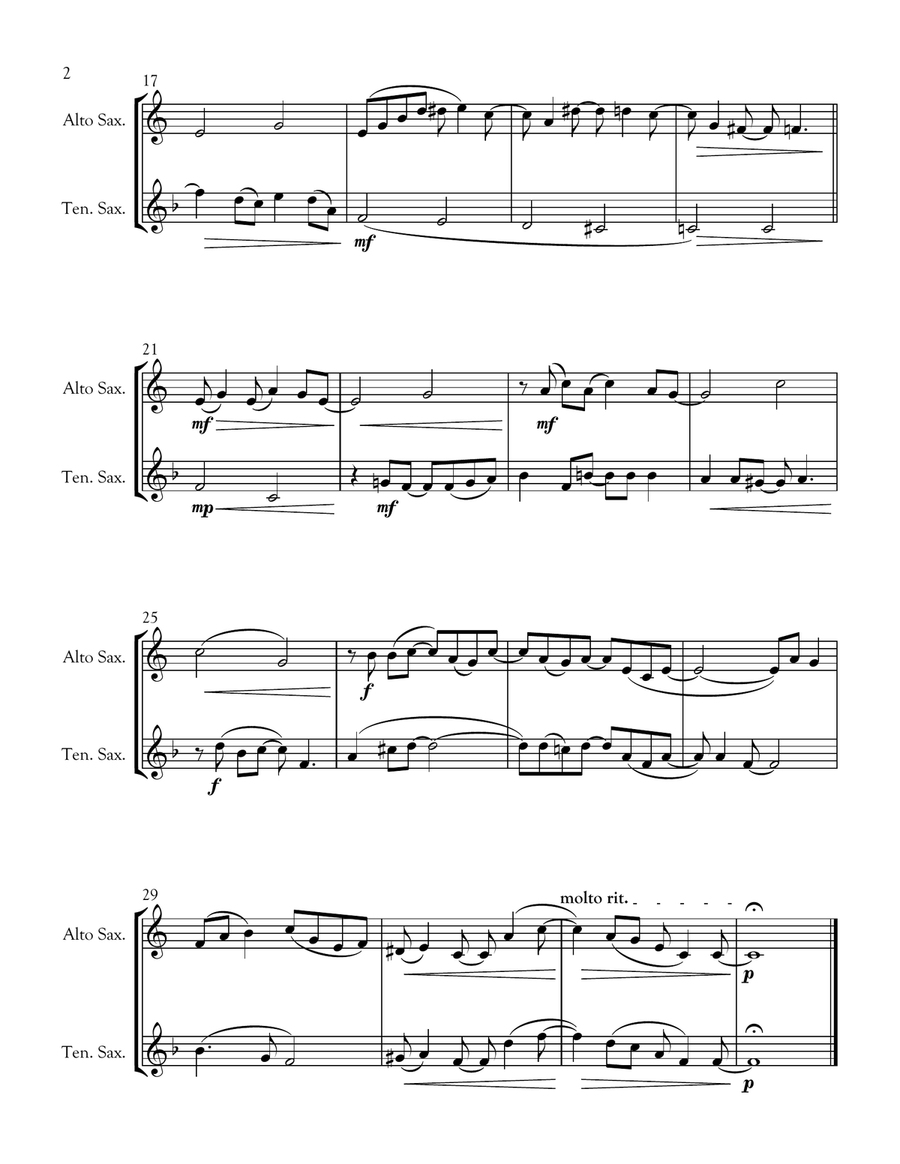 You've Got A Friend In Me Tenor Saxophone scores gallery preview page 3