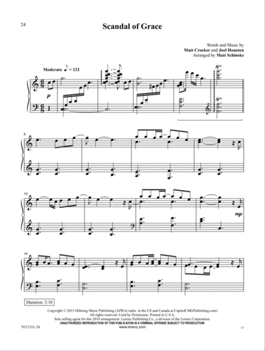 Faithful Through It All Piano Solo scores gallery preview page 8