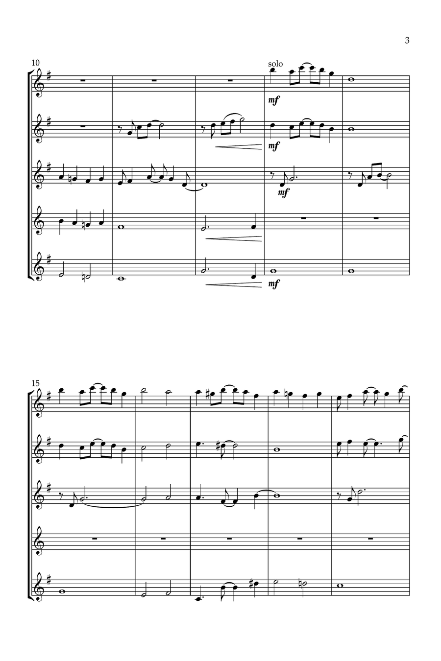 A Whole New World A Whole New World Woodwind Quintet scores gallery preview page 3