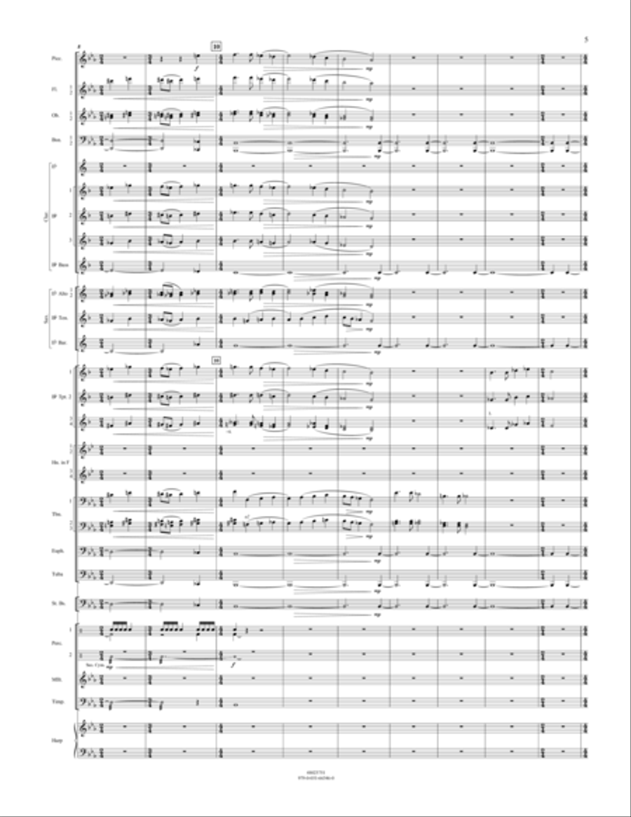 Dedication for Band - Conductor Score (Full Score) Concert Band scores gallery preview page 5