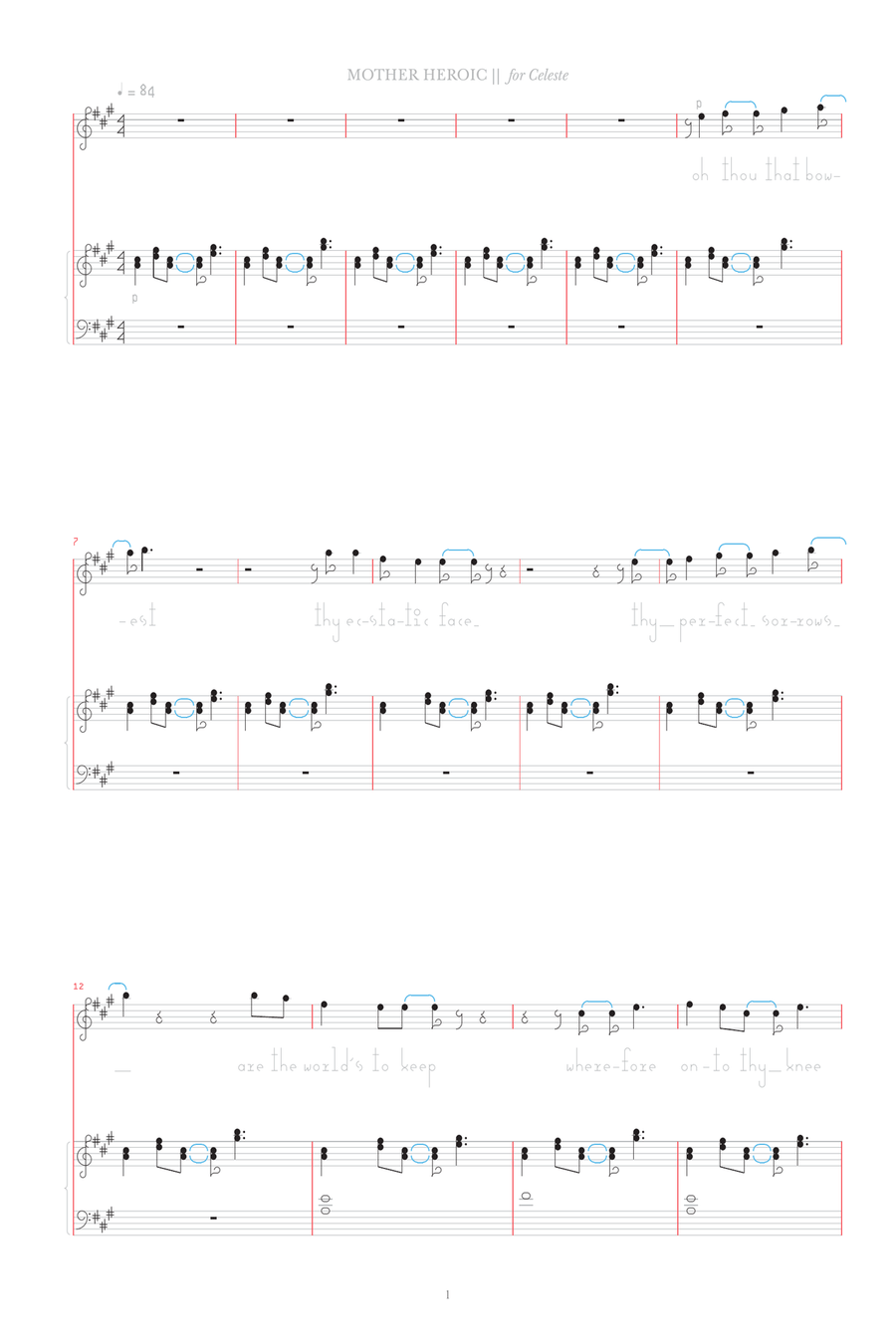 Mother Heroic Mother Heroic Organ Solo scores gallery preview page 1