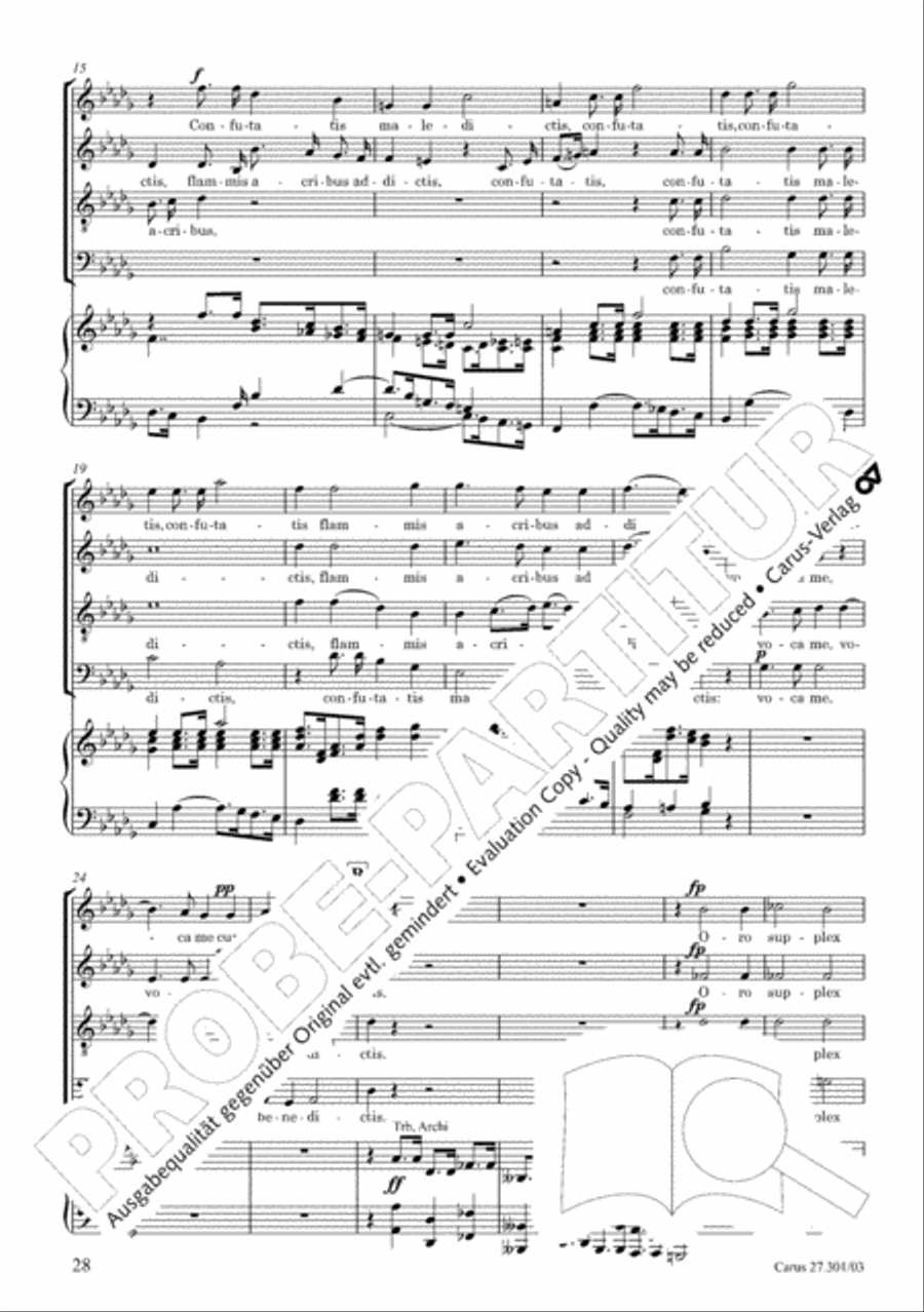 Requiem in F minor Requiem in F minor 4-Part scores gallery preview page 33