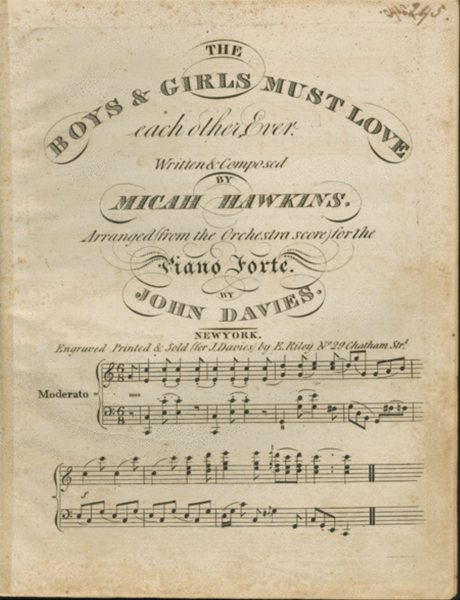 The Boys & Girls Must Love Each Other, Ever Voice scores gallery preview page 1