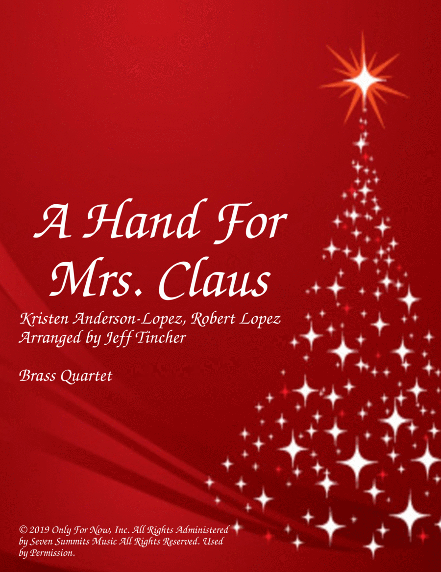 A Hand For Mrs. Claus Brass Ensemble scores gallery preview page 1