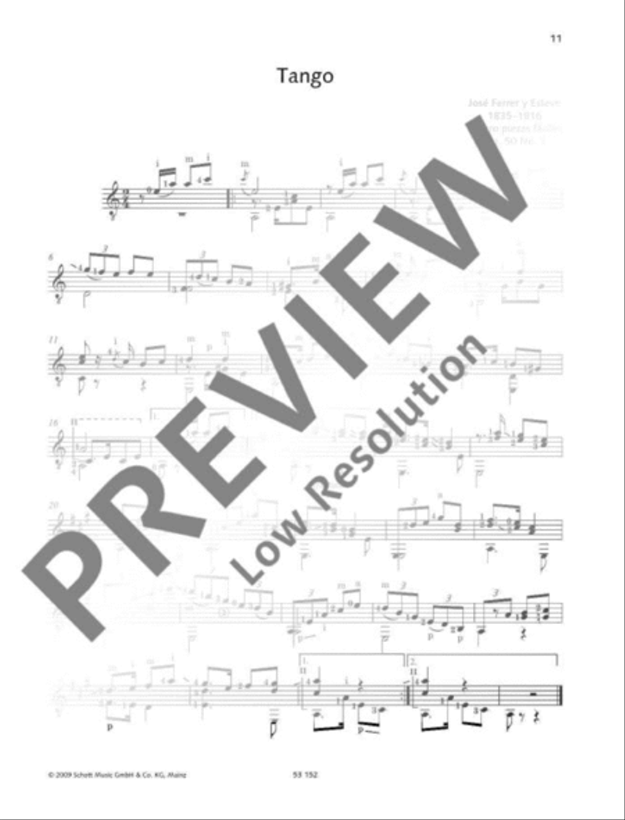 Tango Classical Guitar scores gallery preview page 2
