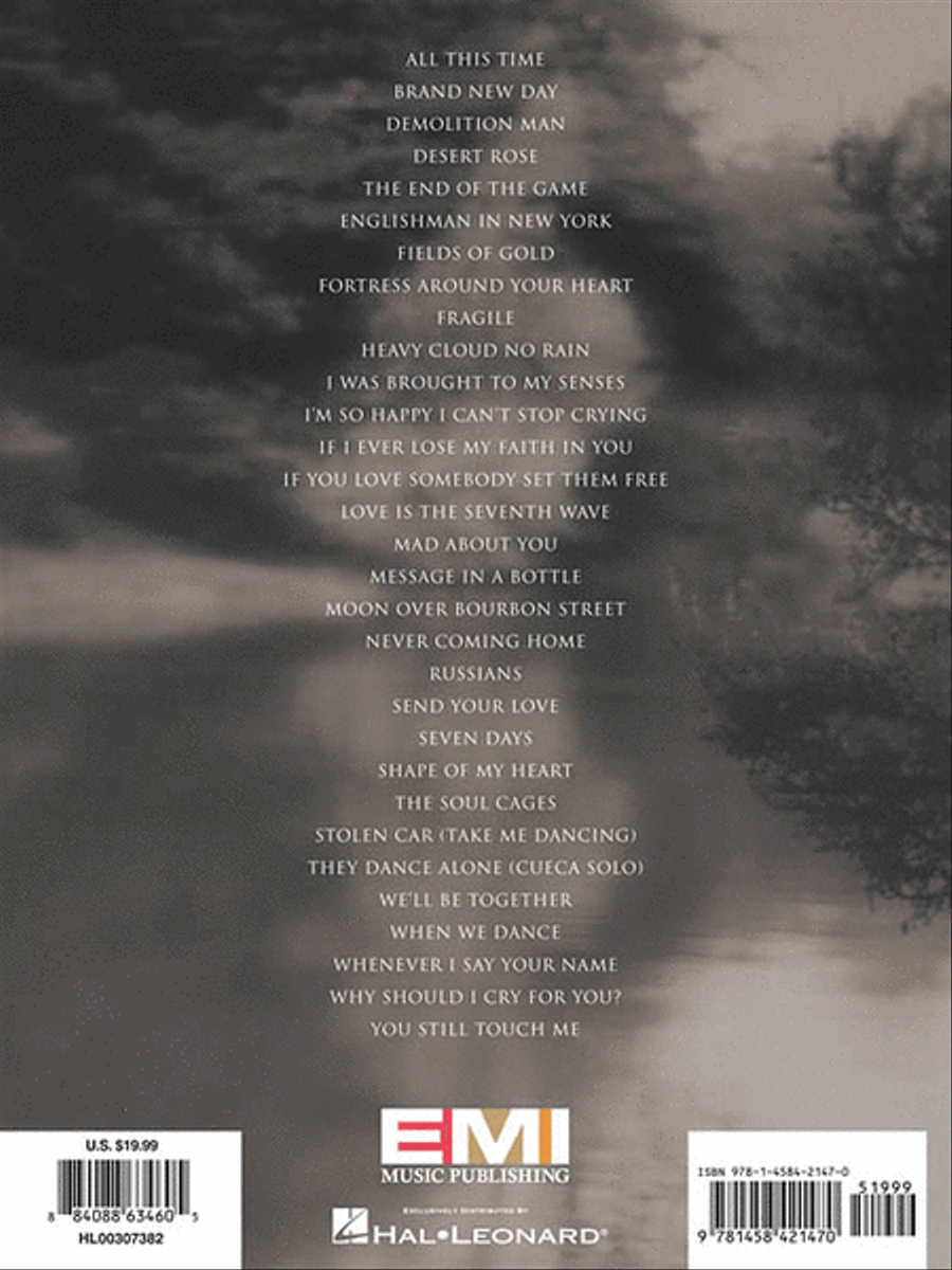 Sting – The Best of 25 Years Piano, Vocal, Guitar scores gallery preview page 2