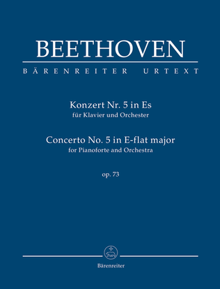 Book cover for Concerto for Pianoforte and Orchestra Nr. 5 E-flat major op. 73