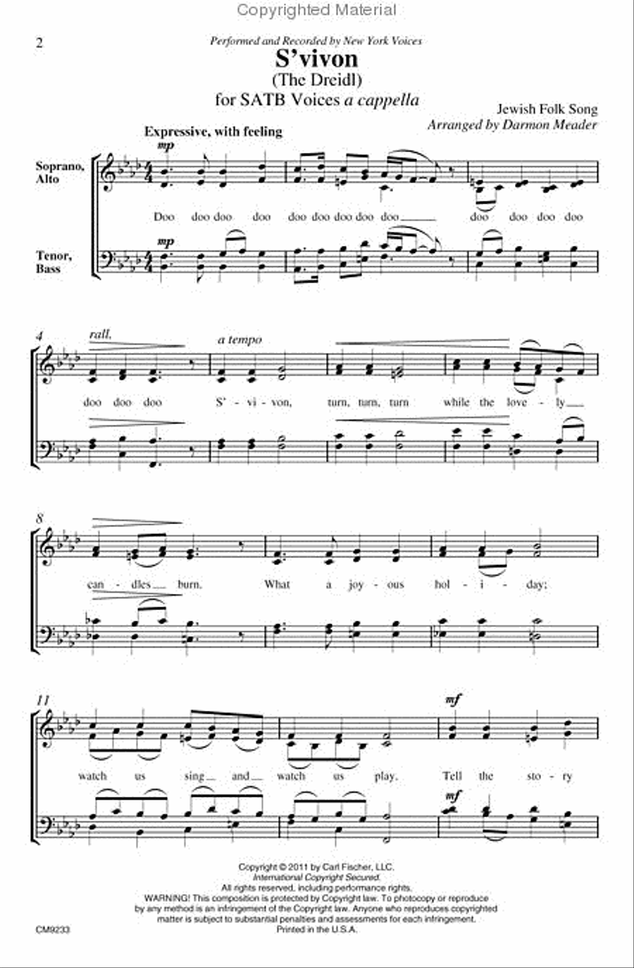 S'vivon 4-Part scores gallery preview page 2