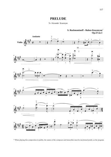 Prelude in F-sharp minor Op.23, no.1