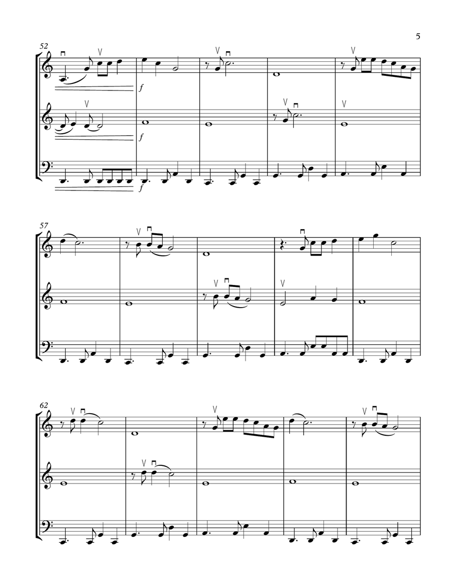 Thinkin' 'bout You String Trio scores gallery preview page 5