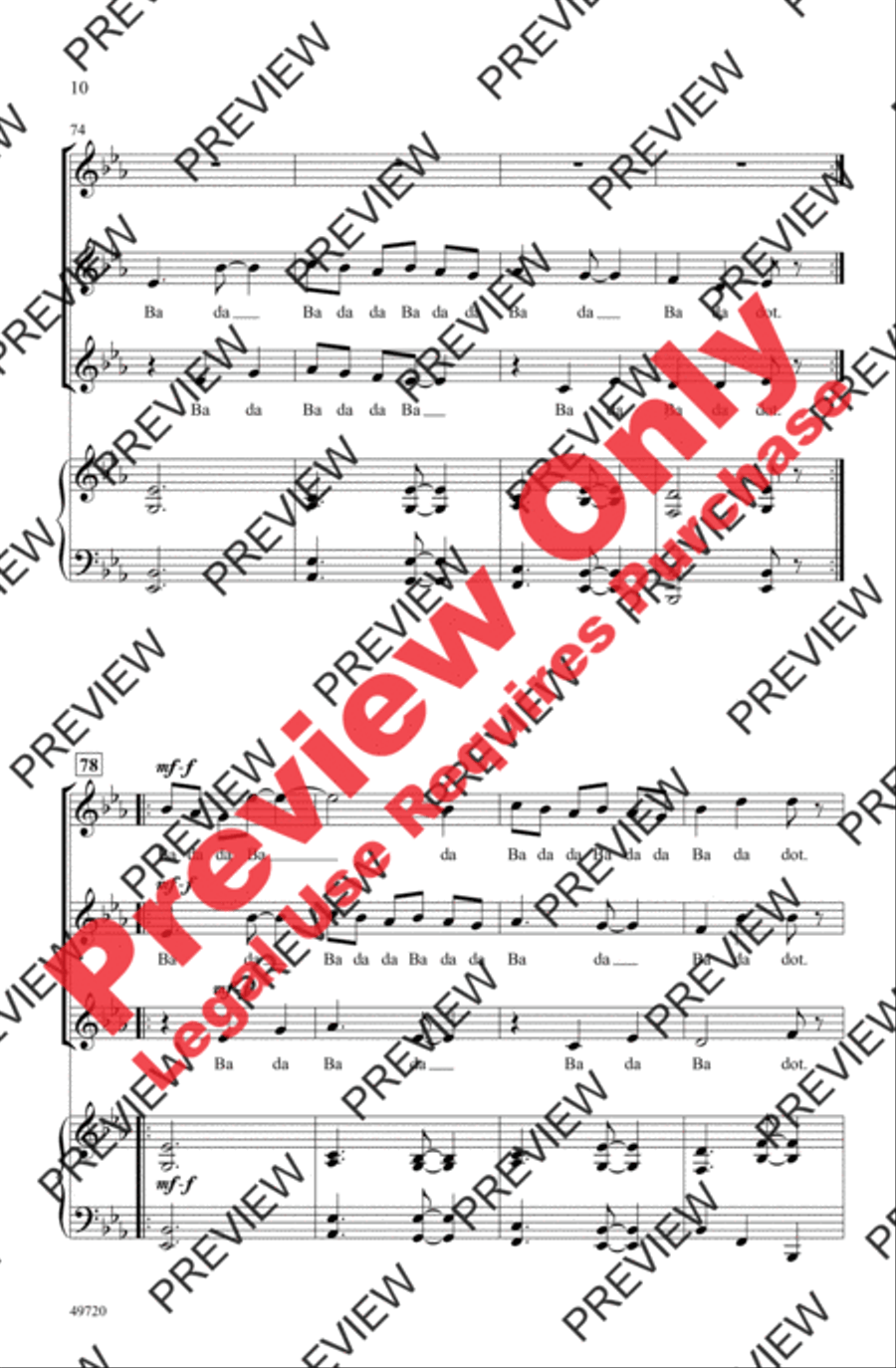 Vox Women's Choir scores gallery preview page 10