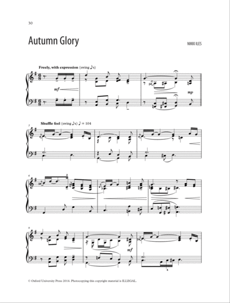 Jazz in Autumn + CD Jazz in Autumn + CD Piano Solo scores gallery preview page 6
