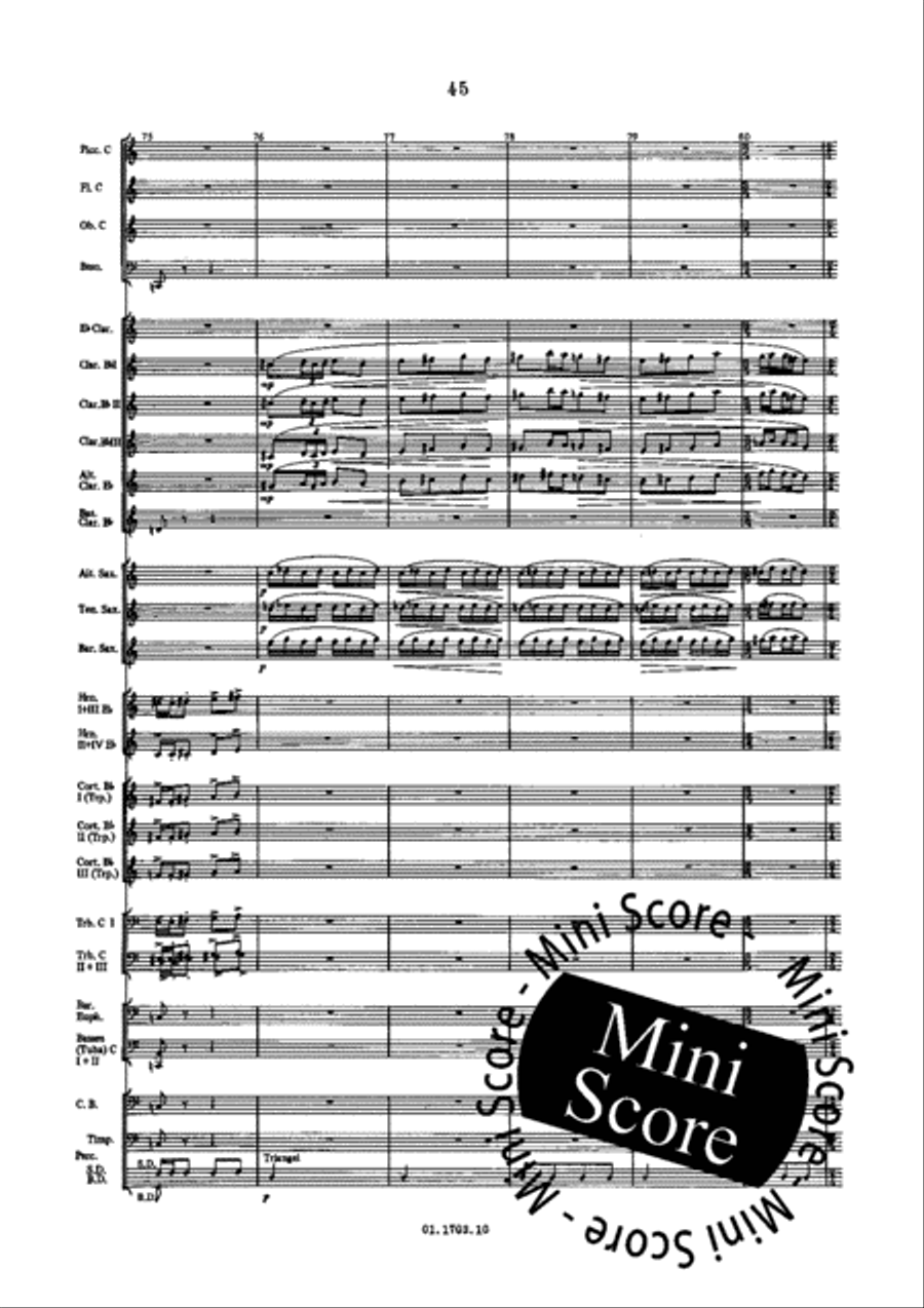 Windmusic Opus 123 Concert Band scores gallery preview page 51