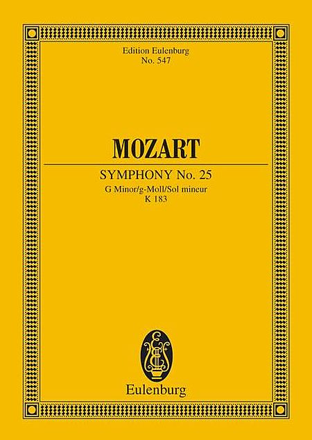Symphony No. 25 in G minor, K. 183