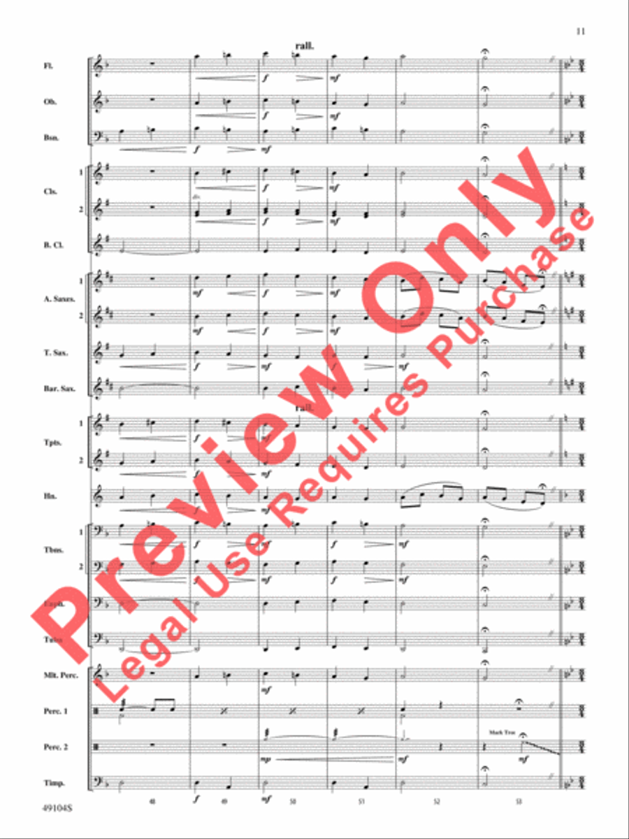 Folk Song Celebration Folk Song Celebration Concert Band scores gallery preview page 12