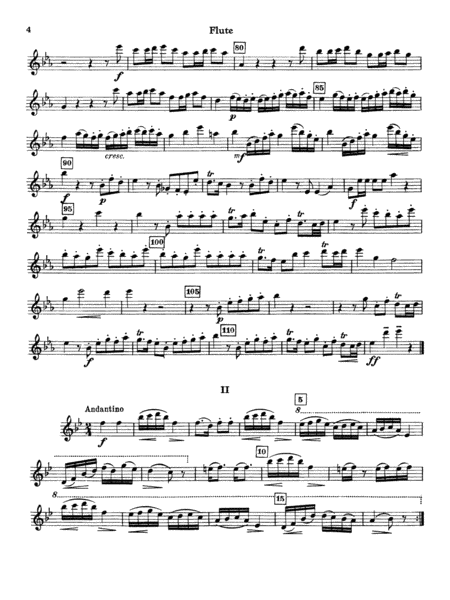 Divertimento No. 11, K. 251: Flute