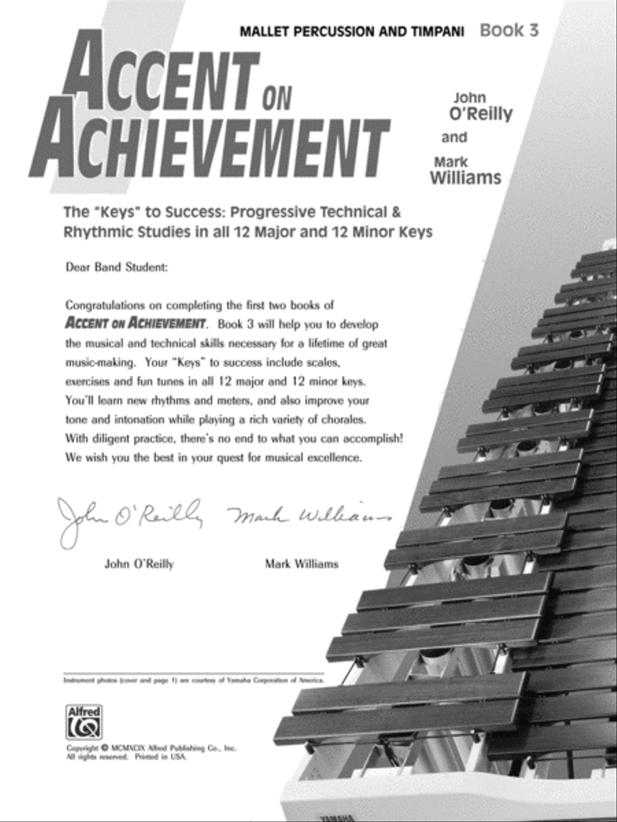 Accent on Achievement, Book 3 Concert Band Methods scores gallery preview page 2