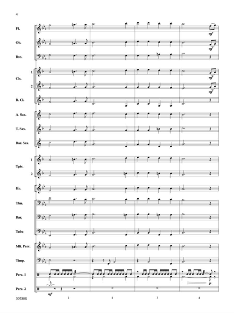 O Canada (score only) Concert Band scores gallery preview page 3