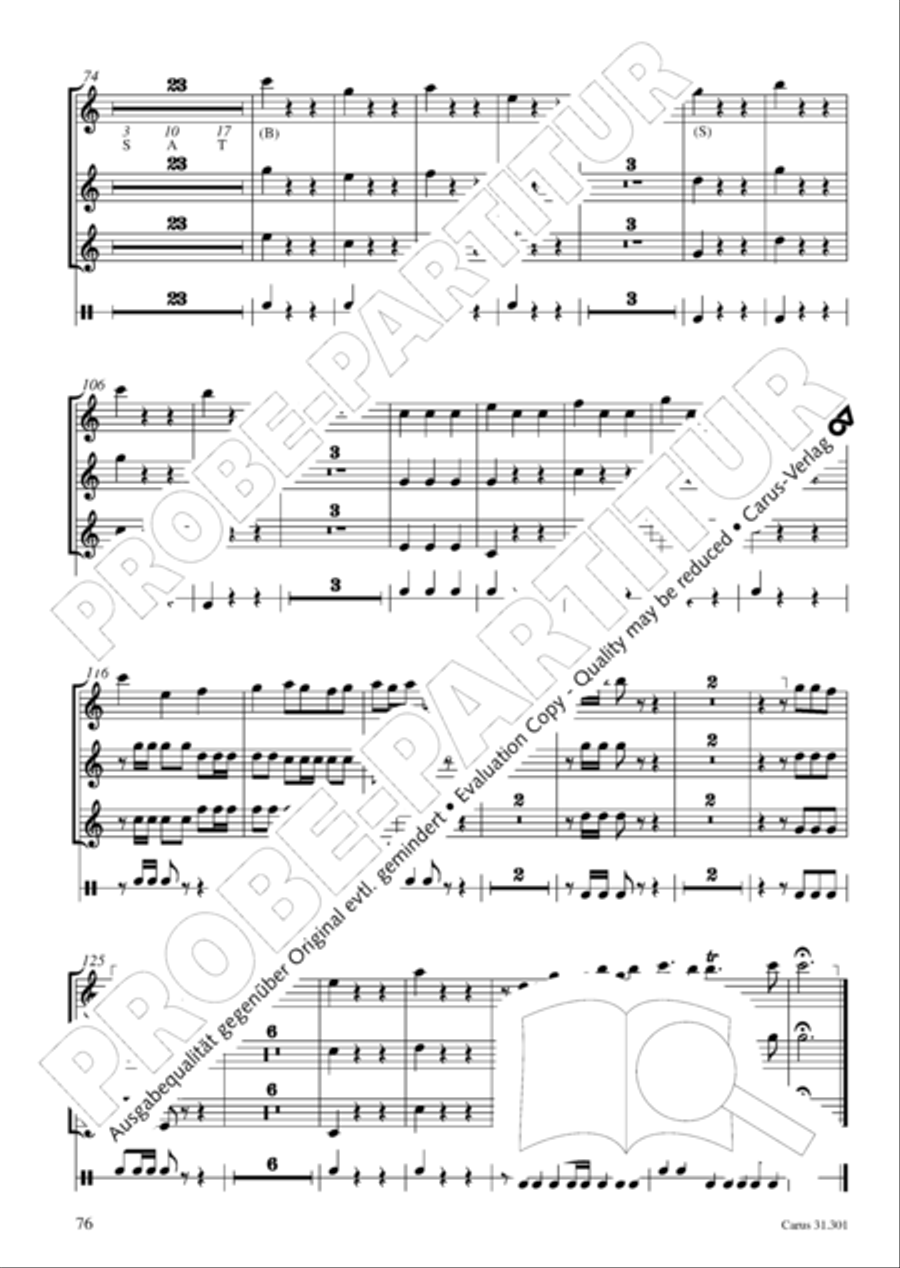 Bach for Brass 1: Cantatas I Voice scores gallery preview page 85