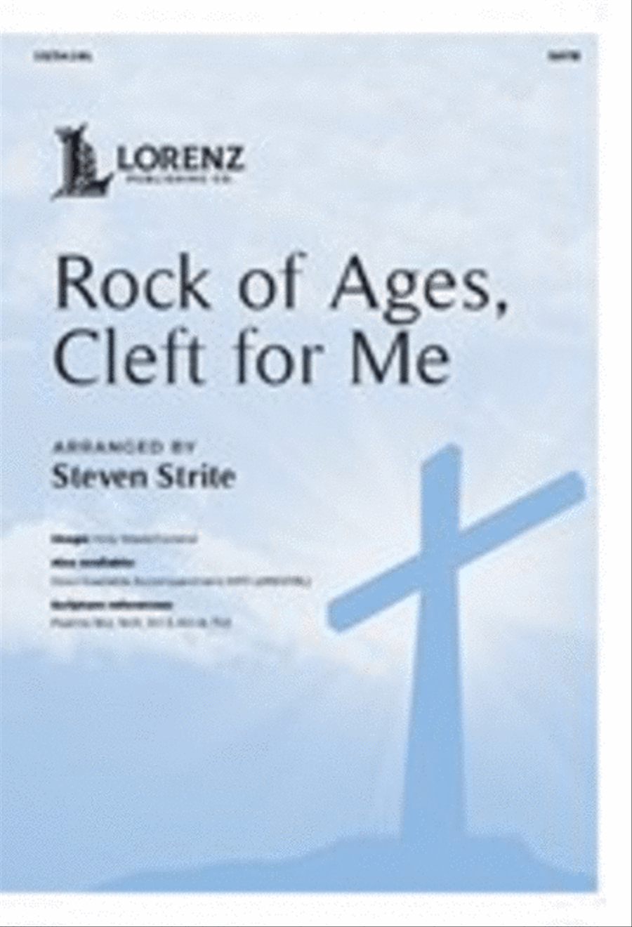 Rock of Ages, Cleft for Me 4-Part scores gallery preview page 1