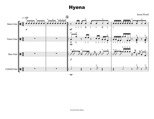 Hyena (Drumline Cadence)