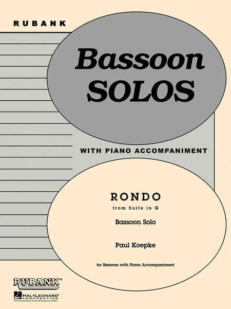 Rondo from Suite in G (Bassoon / Piano)