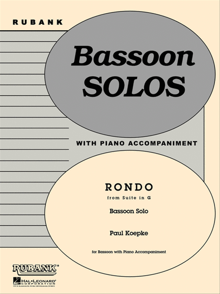 Rondo (from Suite in G) Bassoon Solo scores gallery preview page 1