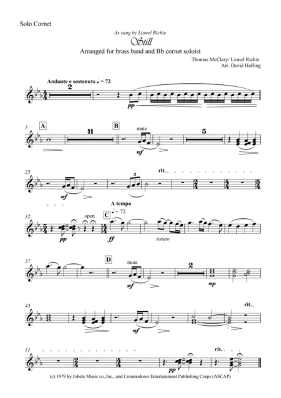 Still Brass Ensemble scores gallery preview page 1