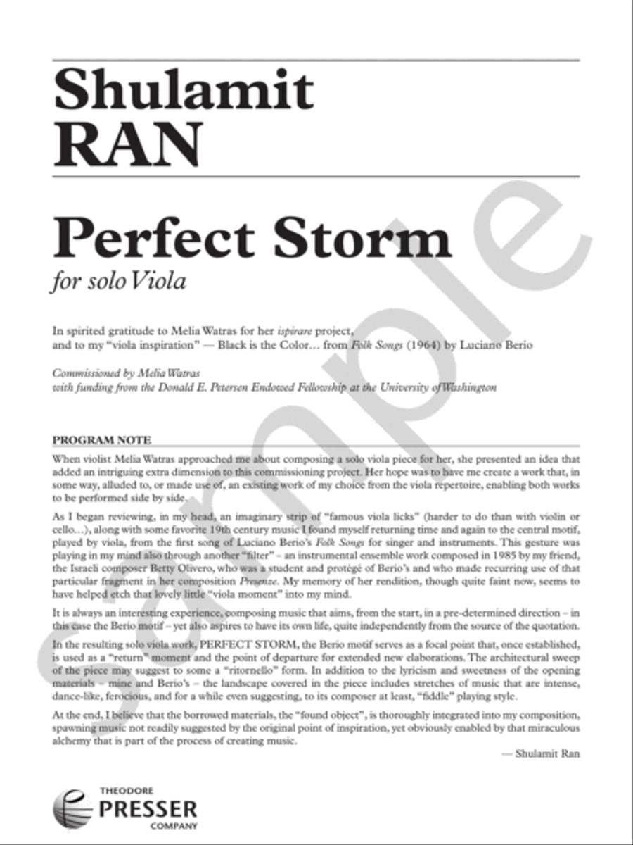 Perfect Storm Chamber Music scores gallery preview page 3