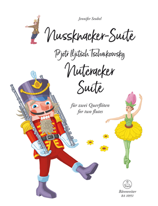Book cover for Nutcracker Suite for two Flutes