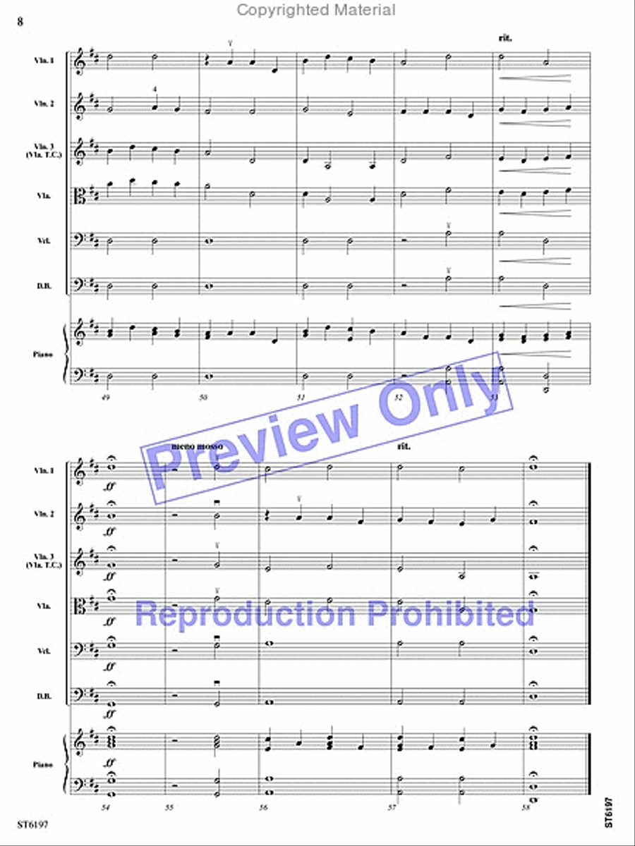 Prelude and Fugue Prelude and Fugue String Orchestra scores gallery preview page 7