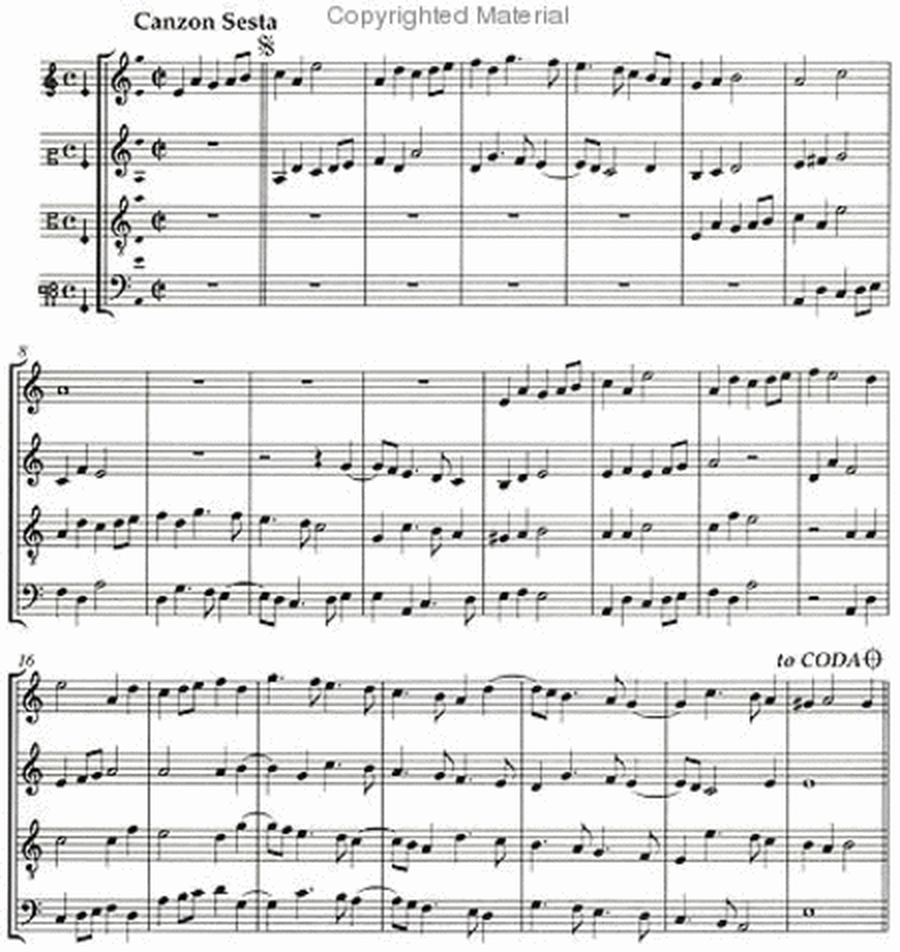 2 Canzoni - 4 Scores