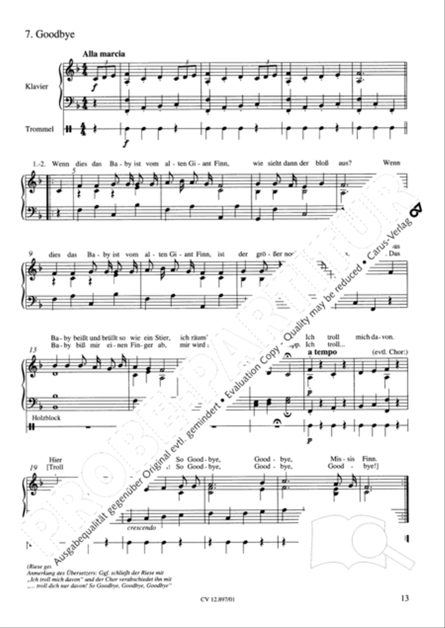 Giant Finn Unison Choir scores gallery preview page 13