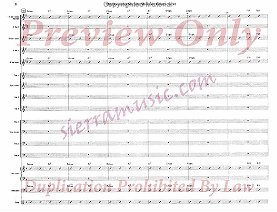 The Doomsday Machine Meets Mr. Gelato Jazz Ensemble scores gallery preview page 9