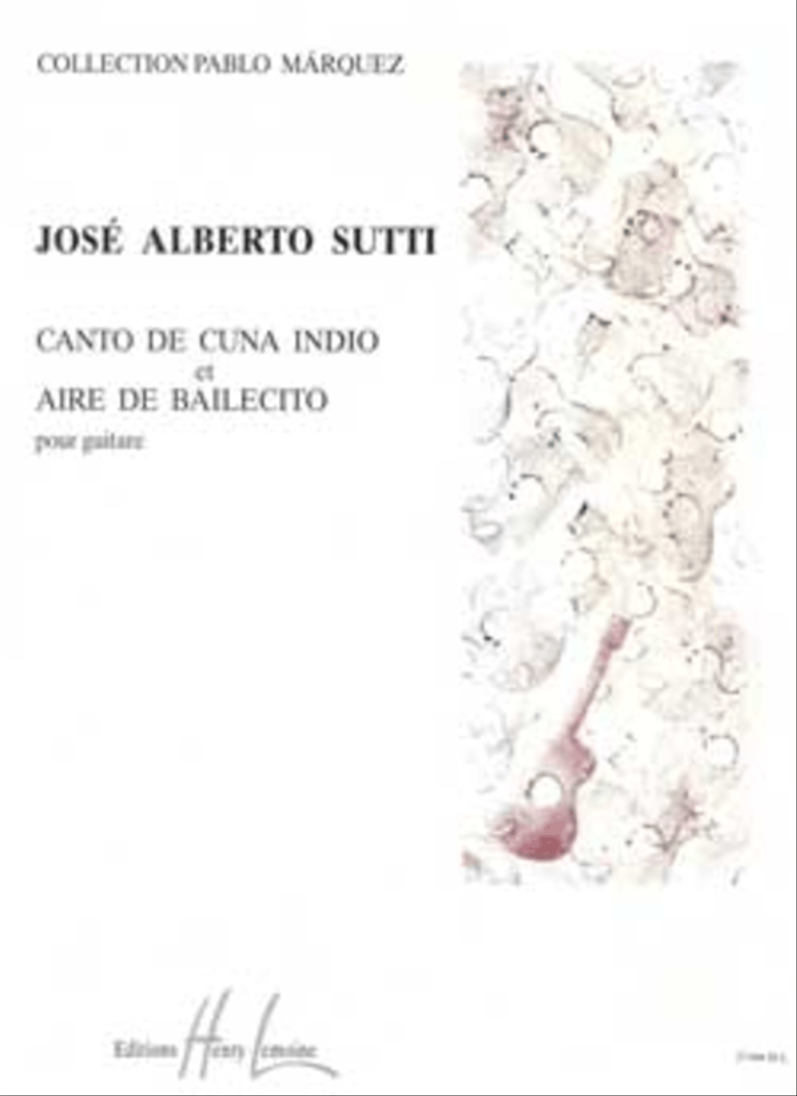 Canto De Cuna / Aire De Bailecit Acoustic Guitar scores gallery preview page 1