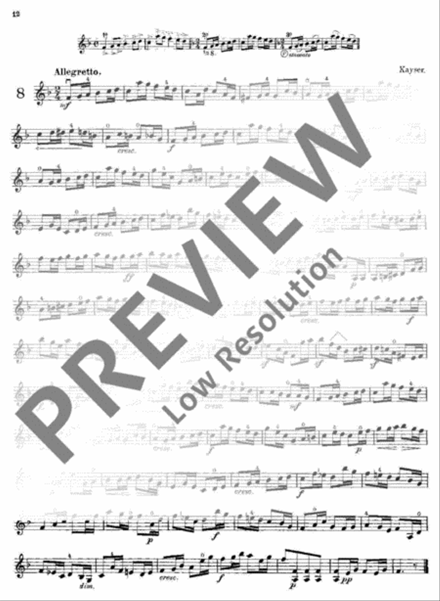 The Masters of the Violin Violin Solo scores gallery preview page 13